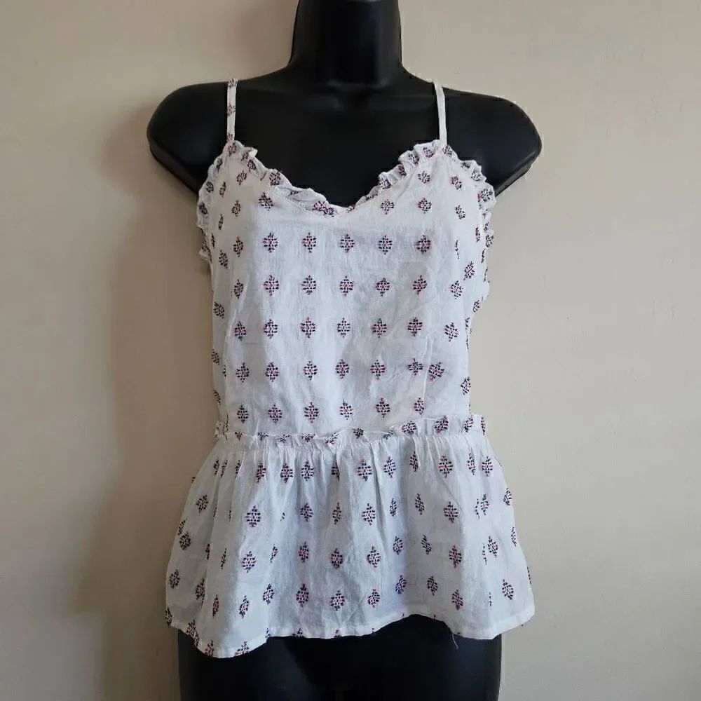 Sim & Sam Embroidered Tank Top